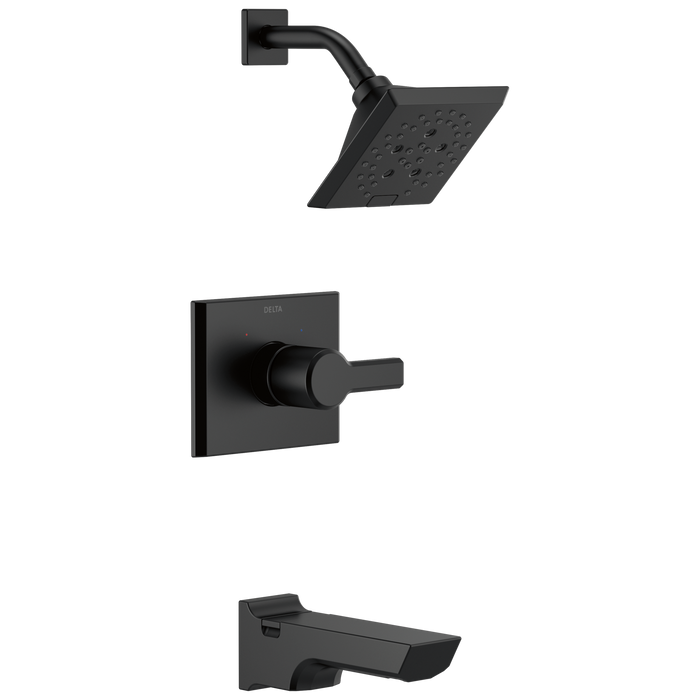 Delta Pivotal T14499 Monitor 14 Series H2OKINETIC Tub and Shower Trim, matte black