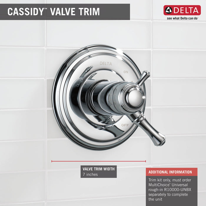 Delta Cassidy T17097 Monitor 17 Series Valve Only Trim, chrome - view 2