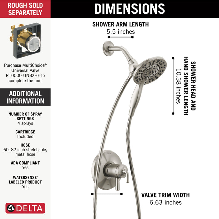 Delta Kayra: Monitor 17 Series Shower Trim