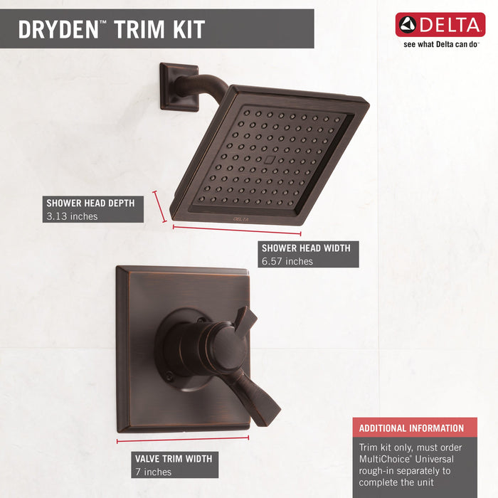 Delta Dryden T17251 Monitor 17 Series Shower Trim, venetian bronze - view 3