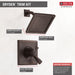 Delta Dryden T17251 Monitor 17 Series Shower Trim, venetian bronze - view 3