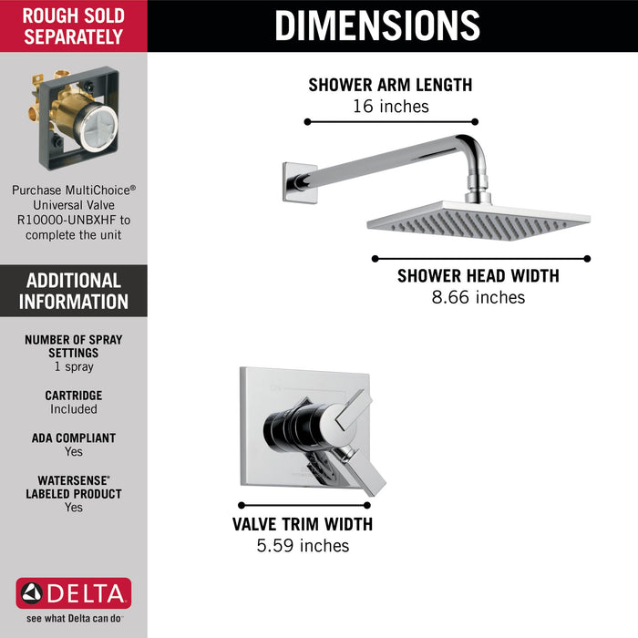 Delta Vero T17253 Monitor 17 Series Shower Trim