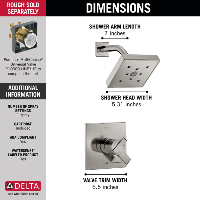 Delta Ara T17267 Monitor 17 Series H2OKINETIC Shower Trim