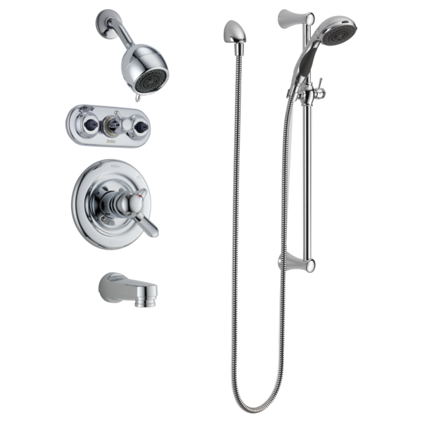 Delta Classic T17430 Monitor 17 Series Tub & Shower Trim, chrome - view 2