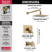 Delta Vero T17453 Monitor 17 Series Tub & Shower Trim, champagne bronze - view 4
