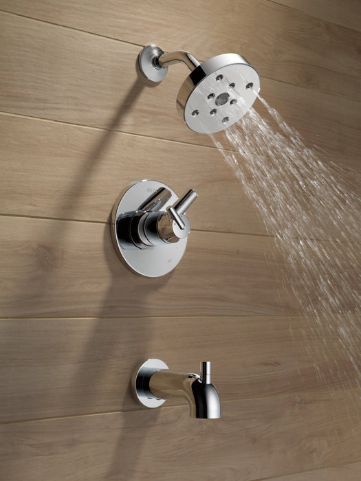Delta Trinsic T17459 Monitor 17 Series H2OKINETIC Tub & Shower Trim, chrome - view 4