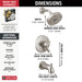 Delta Trinsic T17459 Monitor 17 Series H2OKINETIC Tub & Shower Trim, stainless - view 3