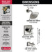 Delta Ashlyn T17464 Monitor 17 Series Tub & Shower Trim, stainless - view 4