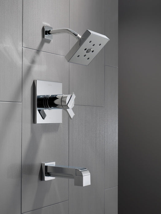 Delta Ara T17467 Monitor 17 Series H2OKINETIC Tub & Shower Trim, chrome - view 2