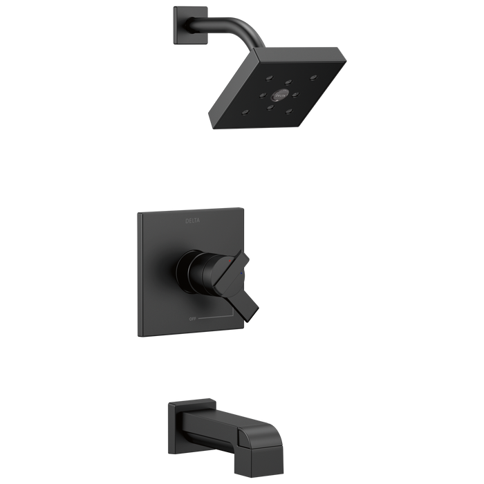 Delta Ara T17467 Monitor 17 Series H2OKINETIC Tub & Shower Trim, matte black