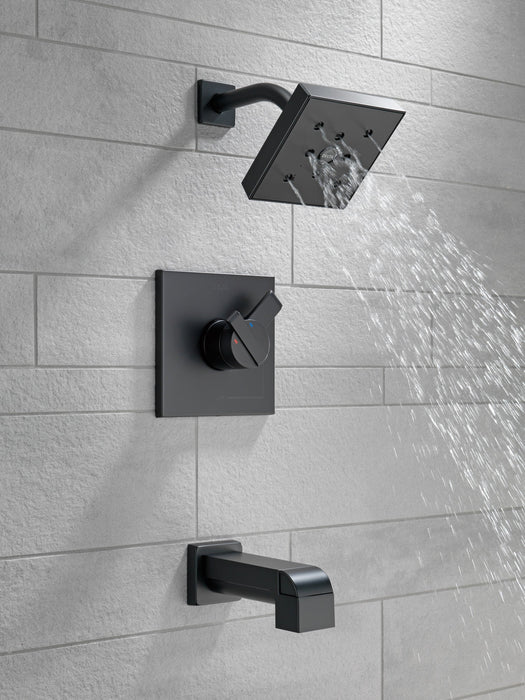 Delta Ara T17467 Monitor 17 Series H2OKINETIC Tub & Shower Trim, matte black - view 2