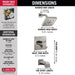 Delta Ara T17467 Monitor 17 Series H2OKINETIC Tub & Shower Trim, stainless - view 4
