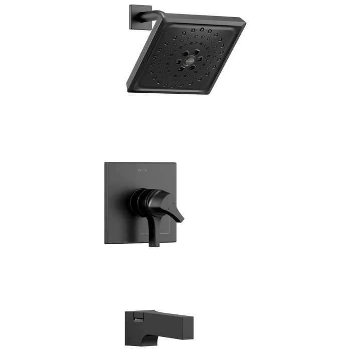 Delta Zura T17474 Monitor 17 Series H2OKINETIC Tub & Shower Trim, matte black