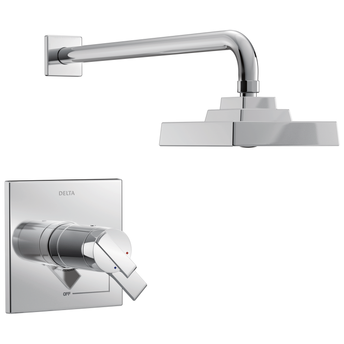 Delta Ara T17T267 TempAssure 17T Series H2OKINETIC Shower Trim, chrome
