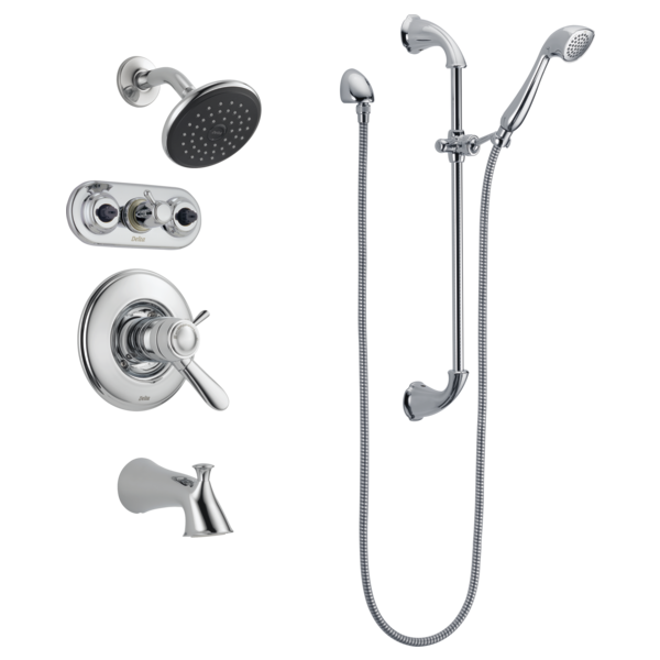 Delta Lahara T17T438 TempAssure 17T Series Tub & Shower Trim, chrome - view 2