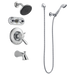 Delta Lahara T17T438 TempAssure 17T Series Tub & Shower Trim, chrome - view 4