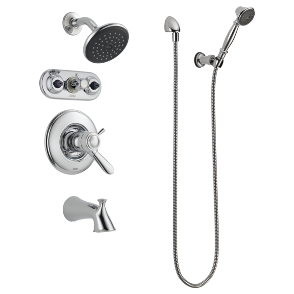 Delta Lahara T17T438 TempAssure 17T Series Tub & Shower Trim, chrome - view 5