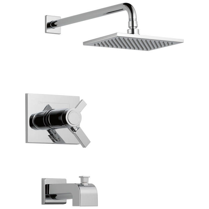 Delta Vero:T17T453 TempAssure 17T Series Tub & Shower Trim, chrome