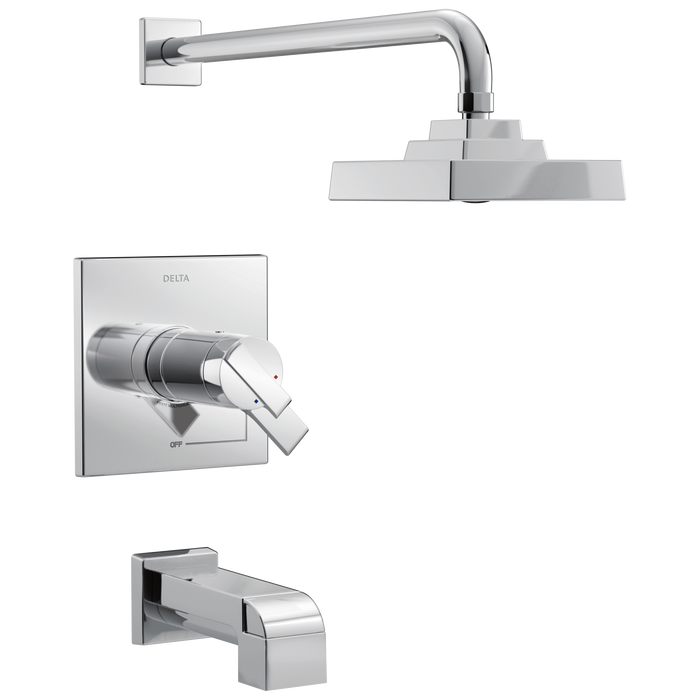 Delta Ara T17T467 TempAssure 17T Series H2Okinetic Tub & Shower Trim, chrome