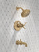 Delta Broderick T17T484 17T Series Tub Shower Trim, lumicoat champagne bronze - view 3