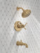 Delta Broderick T17T484 17T Series Tub Shower Trim, lumicoat champagne bronze - view 4