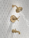 Delta Broderick T17T484 17T Series Tub Shower Trim, lumicoat champagne bronze - view 5