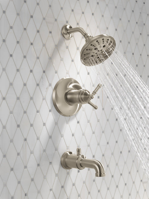 Delta Broderick T17T484 17T Series Tub Shower Trim, lumicoat stainless - view 2