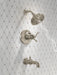 Delta Broderick T17T484 17T Series Tub Shower Trim, lumicoat stainless - view 3