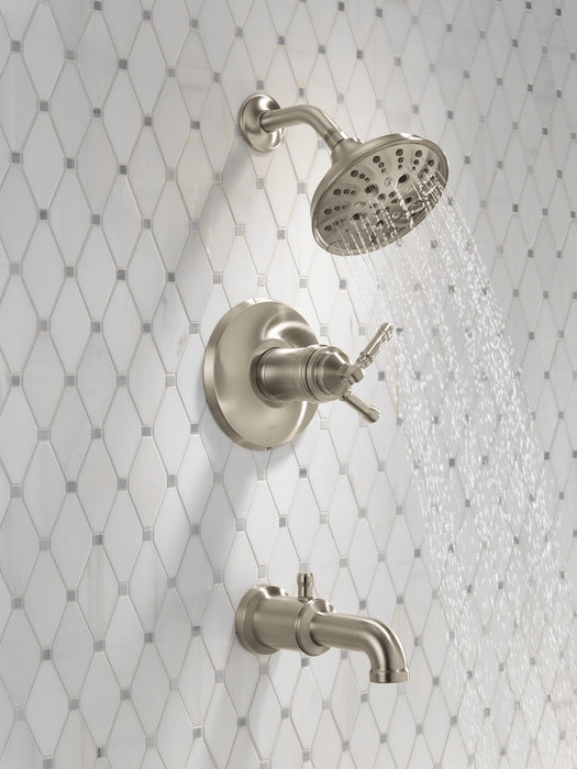 Delta Broderick T17T484 17T Series Tub Shower Trim, lumicoat stainless - view 4