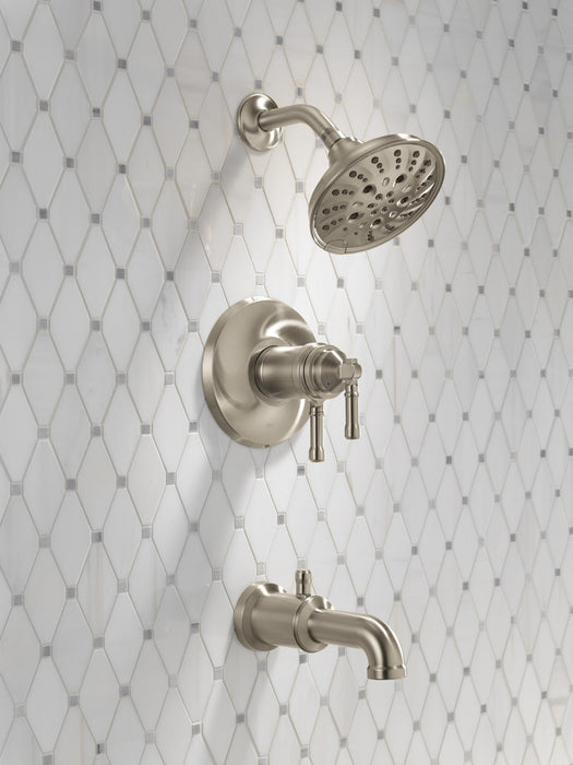 Delta Broderick T17T484 17T Series Tub Shower Trim, lumicoat stainless - view 5