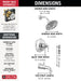 Delta Broderick T17T484 17T Series Tub Shower Trim, lumicoat chrome - view 2