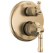 Delta Broderick T24884 14 Series Integrated Diverter Trim 3-Setting, lumicoat champagne bronze