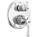 Delta Broderick T24884 14 Series Integrated Diverter Trim 3-Setting, lumicoat chrome