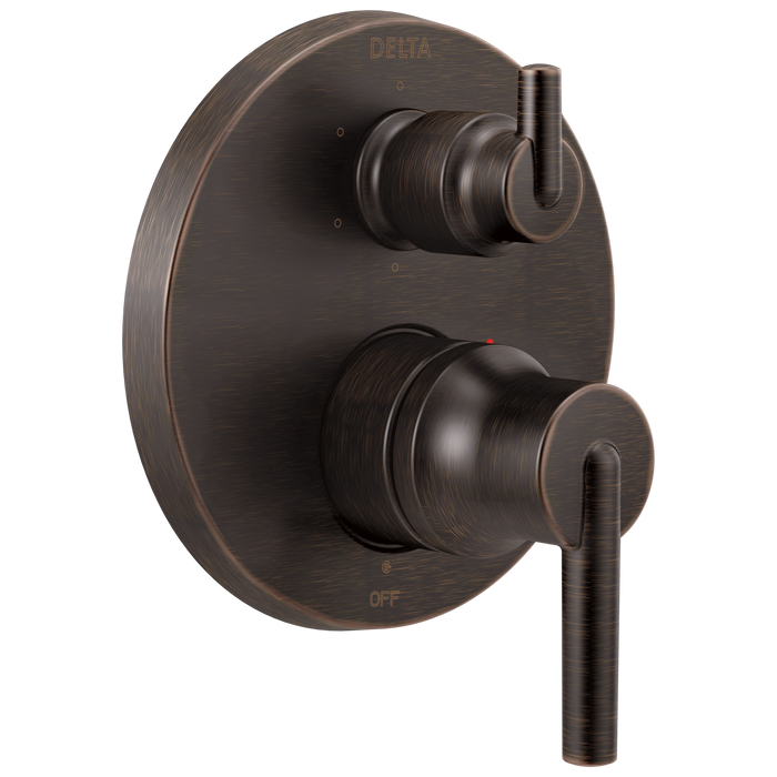 Delta Trinsic T24959 Contemporary Two Handle Monitor 14 Series Valve Trim with 6-Setting Integrated Diverter