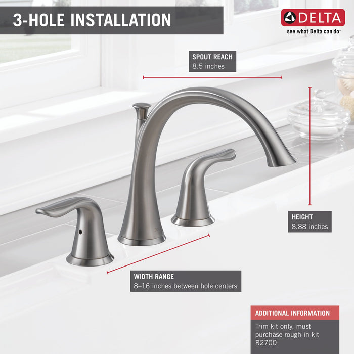 Delta Lahara T2738 Roman Tub Trim