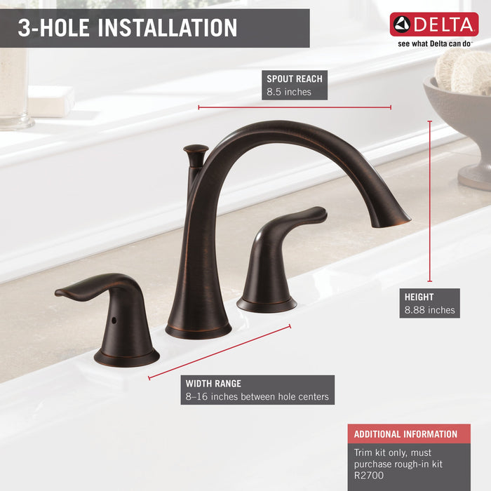 Delta Lahara T2738 Roman Tub Trim