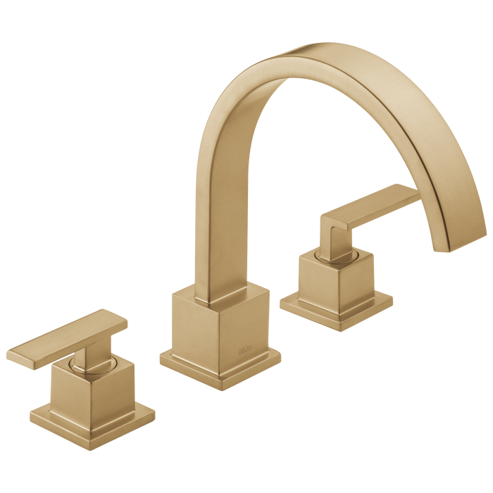 Delta Vero T2753 Roman Tub Trim, champagne bronze
