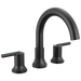 Delta Trinsic T2759 Roman Tub Trim, matte black