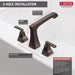 Delta Ashlyn T2764 Roman Tub Trim, venetian bronze - view 4