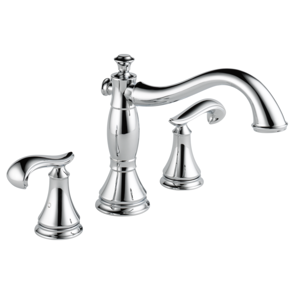 Delta Cassidy T2797 Roman Tub Trim - Less Handles, chrome - view 2