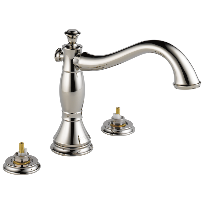 Delta Cassidy T2797 Roman Tub Trim - Less Handles, polished nickel
