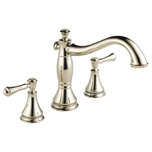 Delta Cassidy T2797 Roman Tub Trim - Less Handles, polished nickel - view 3