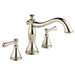 Delta Cassidy T2797 Roman Tub Trim - Less Handles, polished nickel - view 3