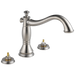 Delta Cassidy T2797 Roman Tub Trim - Less Handles, stainless