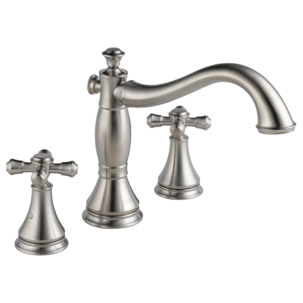 Delta Cassidy T2797 Roman Tub Trim - Less Handles, stainless - view 2