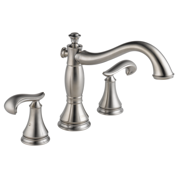 Delta Cassidy T2797 Roman Tub Trim - Less Handles, stainless - view 3