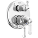 Delta Broderick T27984 17 Series Integrated Diverter Trim 6-Setting, lumicoat chrome