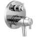 Delta Trinsic T27T959 Contemporary Two Handle TempAssure 17T Series Valve Trim with 6-Setting Integrated Diverter, chrome
