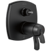 Delta Stryke:T27T976 17 Thermostatic Integrated Diverter Trim with Six Function Diverter Less Diverter Handle, matte black
