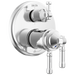 Delta Broderick T27T984 17T Series Integrated Diverter Trim 6-Setting, lumicoat chrome